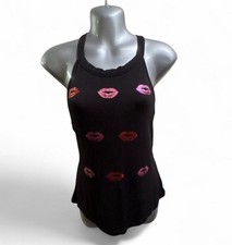 Betsey Johnson Kisses Tank Sz M