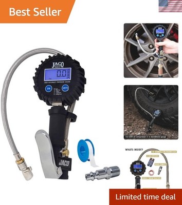 JACO FlowPro Digital Tire Inflator with Pressure Gauge - 200 PSI