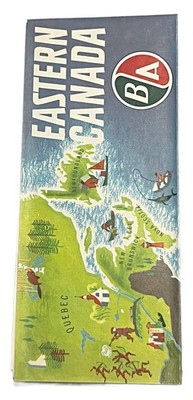 1961 BA EASTERN CANADA HIGHWAY MAP