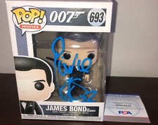 Pierce Brosnan James Bond 007 Goldeneye #693 Signed Vaulted Funko Pop PSA RARE A