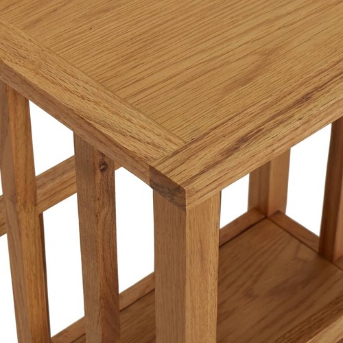 Zeitungstisch 45x35x55 cm Eiche Massivholz - Bild 5 von 6