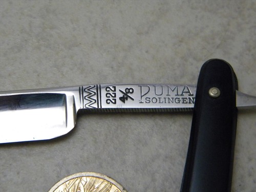 Puma- 222- 4/8- Solingen- Made In Germany- Straight Razor - Picture 6 of 8