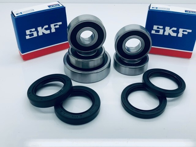 SKF Kawasaki ZX9R Front & Rear Wheel Bearings & Seals 1998 - 1999