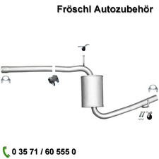 für Seat Exeo 1,8 TSI 3R2 3R5 Mitteltopf Auspuff Auspuffanlage mit Anbausatz y*