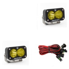 Baja Designs Amber S2 Pro Pair Wide Cornering...