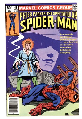 Spectacular Spider-Man #48 VF+ 8.5 1980 Frank Miller Cover