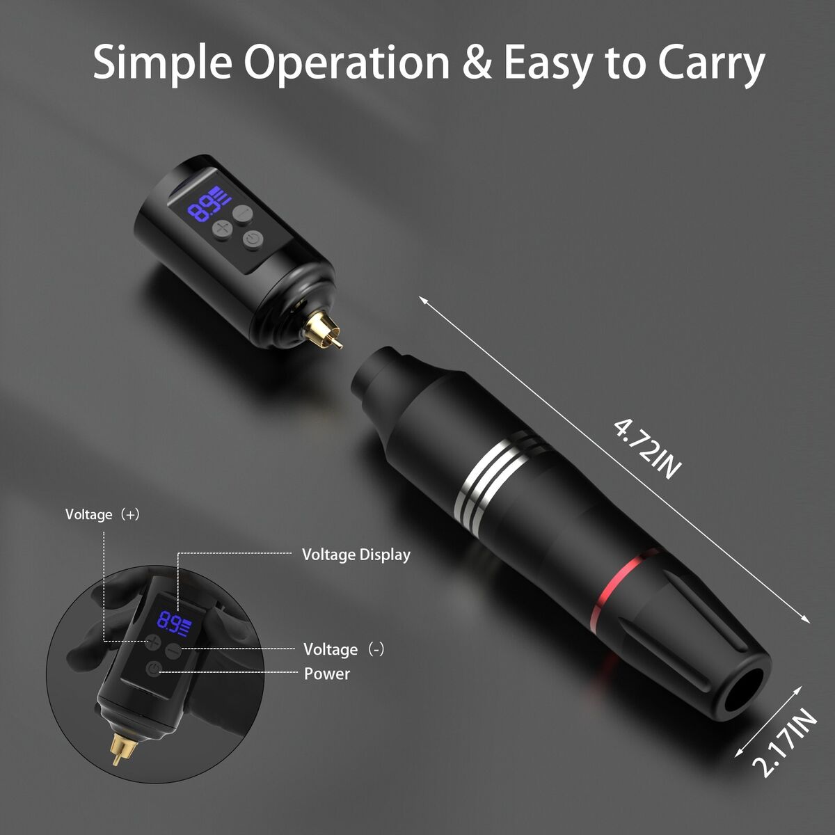 Wireless　tattoo machine set 　刺青 タトゥーアートを革新する最新ワイヤレスタトゥーマシン:最新版