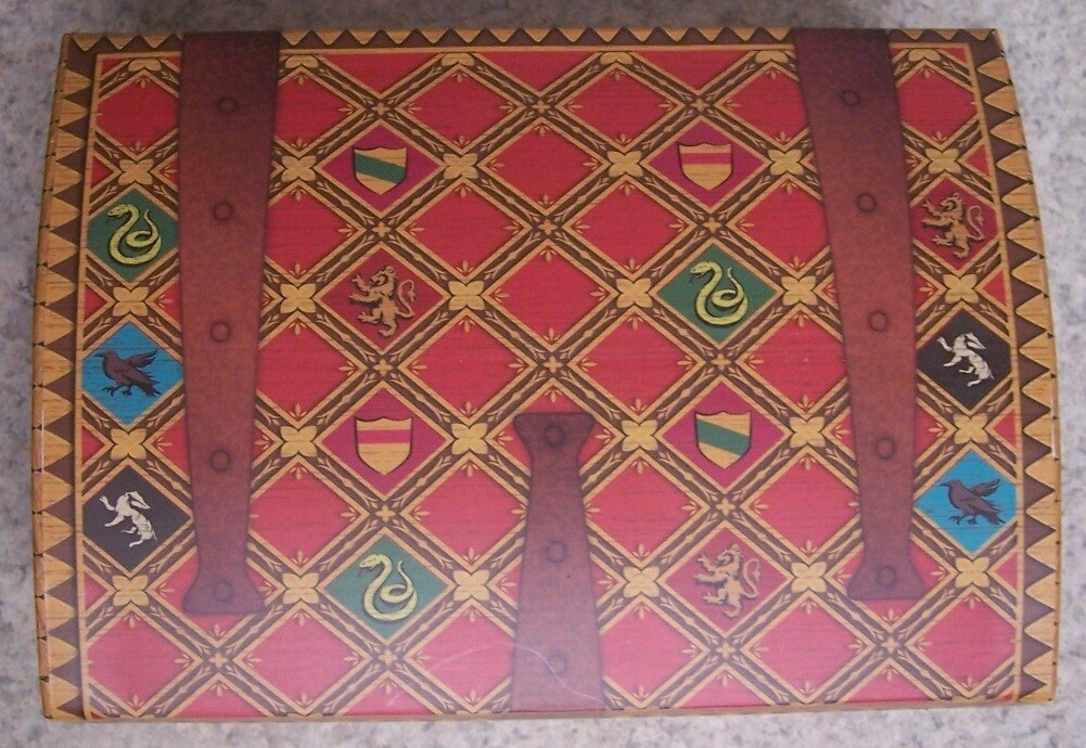 Desk Top Note Pad Harry Potter Hogwarts Quidditch Chest Hidey Hole NEW