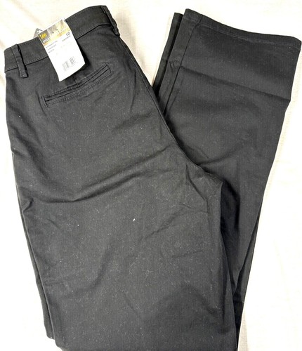 Mujeres Nuevos Pantalones Informales LEE Pierna Recta Tiro Medio - Elección Color/Talla - Imagen 4 de 5