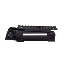 Carry Handle Mount with Adjustable Rear Flip-Up Sight  QD Mount rail