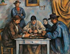 Print or Canvas - The Card Players (Les Joueurs de cartes)by Paul Cézanne