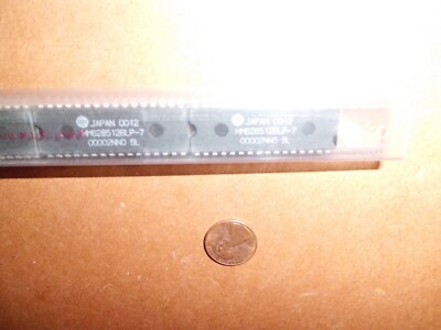 Mémoire SRAM Hitachi HM628512BLP 512K CMOS - Boîtier DIP32 - Fabriquée Au Japon - Neuf En Tube