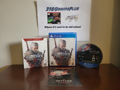 The Witcher 3: Wild Hunt (Sony PlayStation 4, 2015) PS4 FACTORY DEFECT MANUAL 