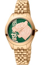 Orologio Donna JUST CAVALLI LADY JC1L210M0165 Bracciale Acciaio Rosè Verde