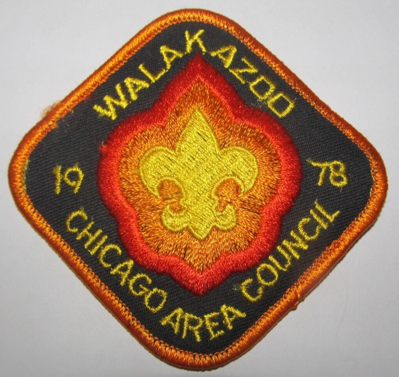 1978 Chicago Area Council Walakazoo patch Boy Scouts of America BSA Girl