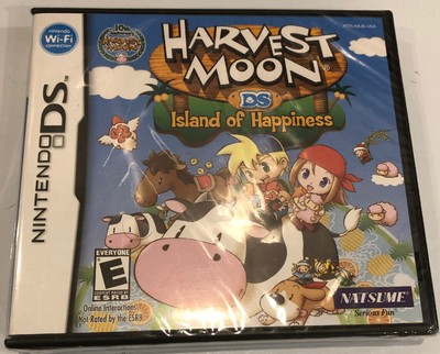 Harvest Moon Island Of Happiness Nintendo Ds Dsi Nds Rpg Farm Simulation New Ebay