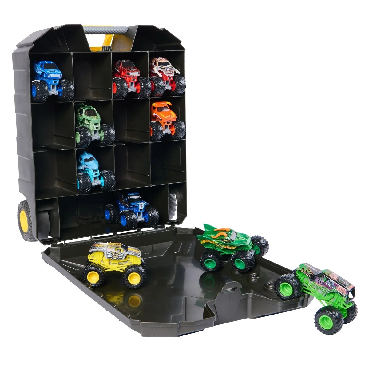 MONSTER JAM PIT PARTY & GO トラック セット 未使用品 New Monster Jam Pit Party & Go, Includes (10) 1:64 Scale