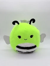 Squishmallow Official Kellytoy Plush Black Light Sunny the Bumble Bee 8"