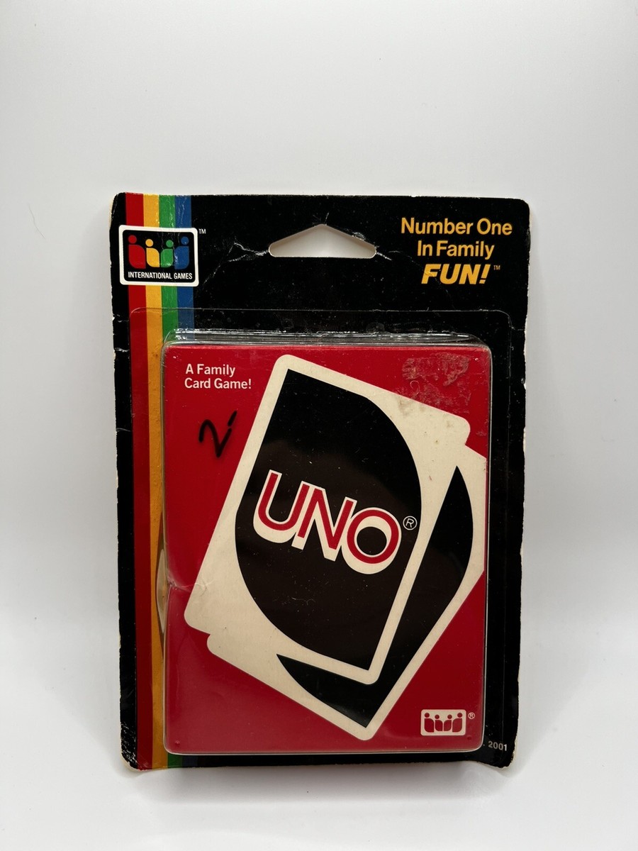 first edition uno cards Retro Card Game Opening changing Wild and Draw Four Wild cards Original Uno card game box