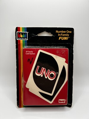 Vintage Original UNO Card Game 1988 International Games Brand New