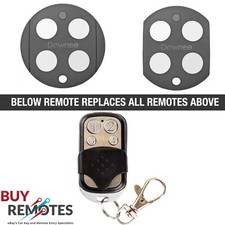 Downee Gate Garage Door Remote Control GTX4 G TX4 433.92mhz Aftermarket opener