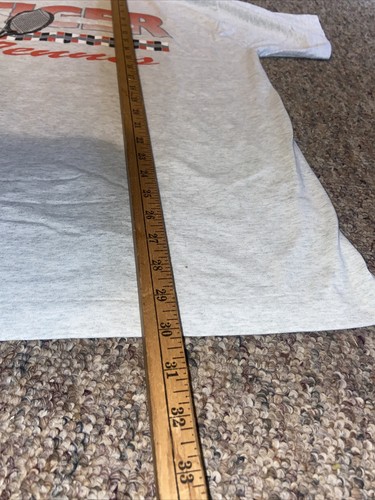 VTG Auburn University Tigers Tennis Graphic T Shirt XL Single Stitch FOTL Best - Picture 5 of 6