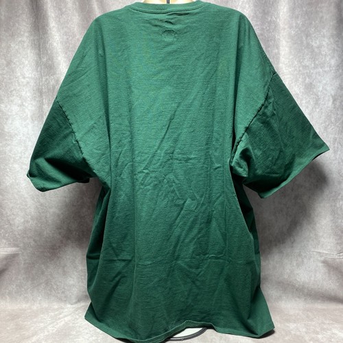 Hanes Tagless 4XL Sewing-Themed Green T-Shirt Let Us Sew Christmas Theme Song - Picture 4 of 9