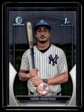 2023 Bowman Chrome Prospects Hans Montero New York Yankees #BCP-173