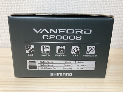 Shimano Spinning Reel 20 VANFORD C2000S Gear Ratio 5.1:1