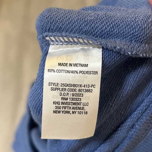 NWT Gap Unisex Kids Size M (8) Blue 1969 San Francisco Logo Hooded Sweatshirt - Picture 11 of 24
