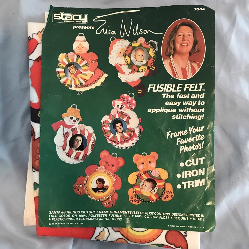 Stacy Telas Adornos Erica Wilson Fieltro Fusible Foto 6 Kit Navidad 7004 De Colección Foto 2 de 4