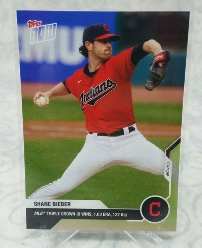 2020 Topps Now 321 Shane Bieber