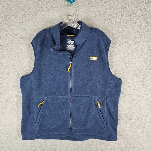 L.L. Bean Fleece Weste Full Zip Herren Gr. 2XL 504672