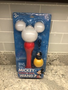mickey mouse glowing bubble wand