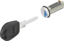 Motorhome, Caravan, Camper Van, Door Handle Lock Barrel and 2 Keys, Barell Zadi 