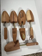 Various Cedar Wood Shoe Trees Stretchers All Singles