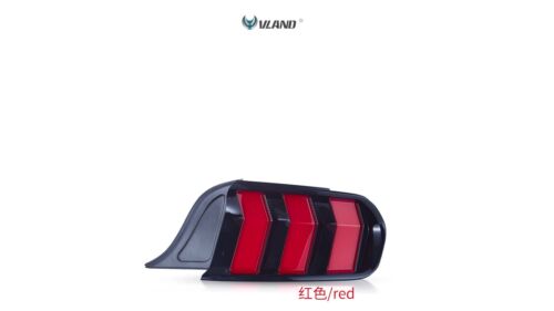 VLAND Red LED Tail Lights For 2015-2023 Ford Mustang 5Modes Style w/Sequential - Video 1 of 1