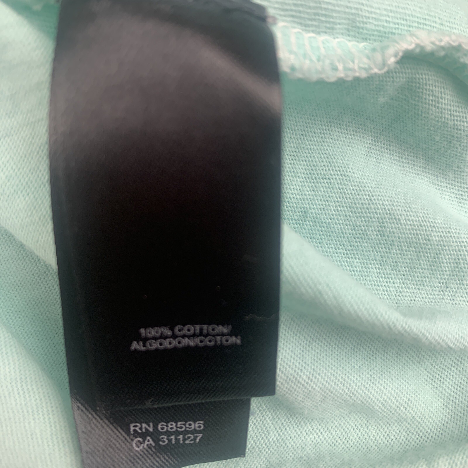 DKNY VNeck TShirt Men's Large Blue/ Aqua Stripe Pocket Very Thin Cotton (0536) eBay