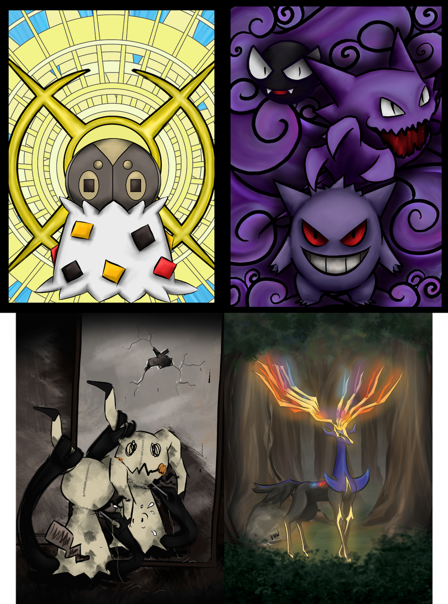 Pokemon fan art - Ninetales, Gengar, Umbreon, Charizard, Pikachu, Mimikyu, etc! Pokemon fan art - Ninetales, Gengar, Umbreon, Charizard, Pikachu, Mimikyu, etc!