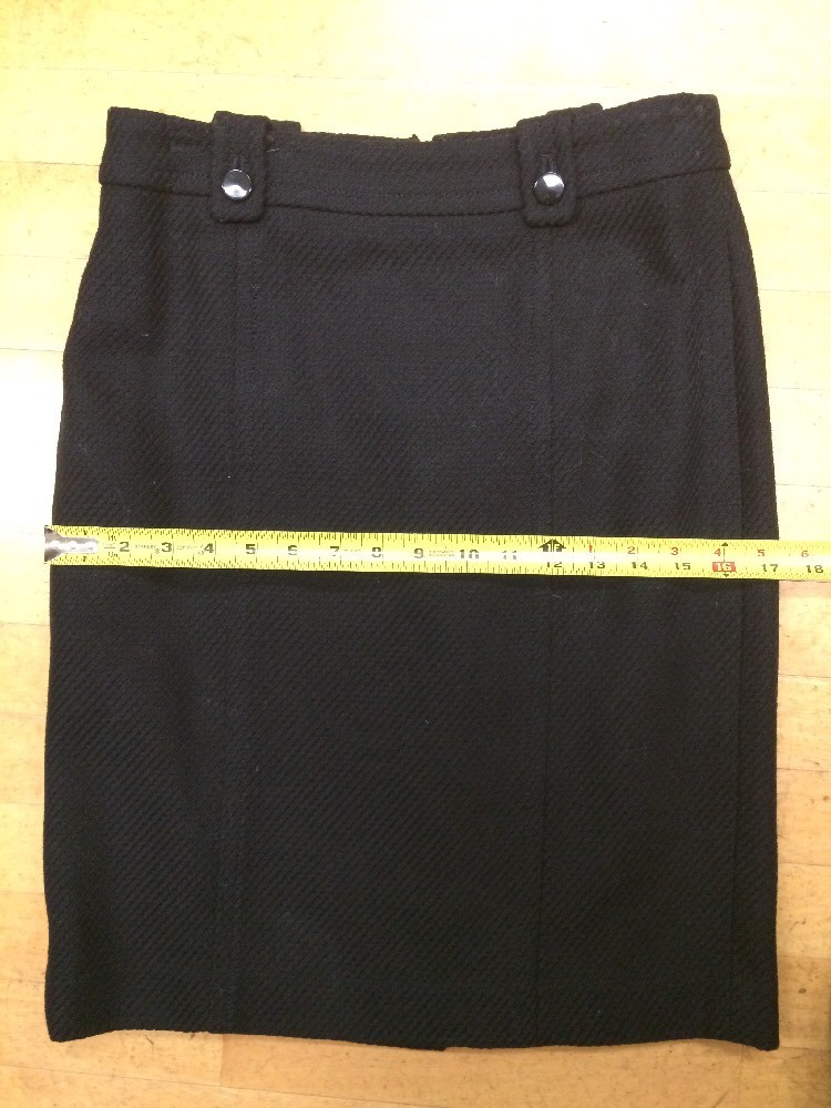 BLACK BASIC Talbots Petites Black Straight Pencil… - image 4