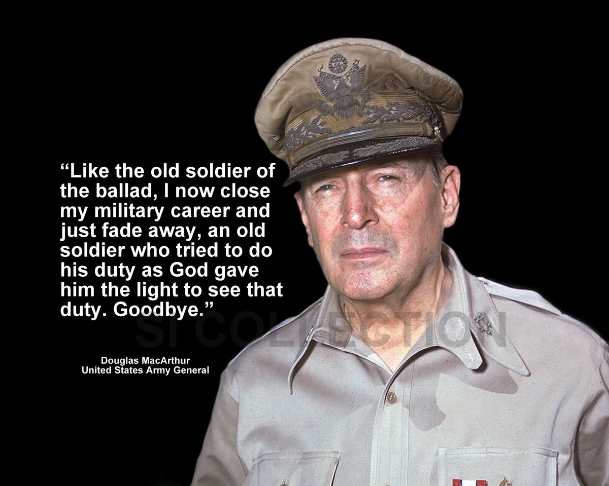 Old Soldier Quotes Soldier Quotes Print, Military Gift By Coulson