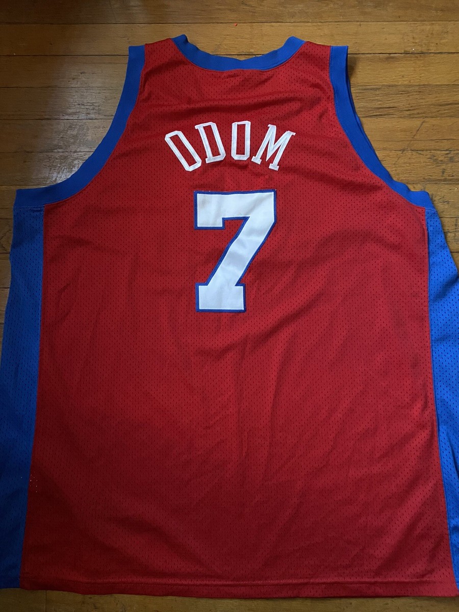 Nike Team LA Clippers Lamar Odom Jersey #7 Jersey Red Blue