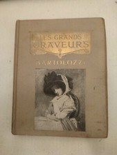 BARTOLOZZI Les grands graveurs  1914 Hachette Catalogo Illustrato Incisioni
