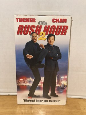 Rush Hour 2 VHS 2001 Jackie Chan Chris Tucker NEW FACTORY SEALED