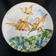 Vintage Seima “OFF TO THE PICNIC” The Little People Series/Woodmere Plate #1750