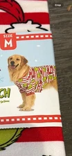 PJ FOR PETS The Grinch Christmas Holiday Dog Pajamas Sweater Outfit Size MEDIUM