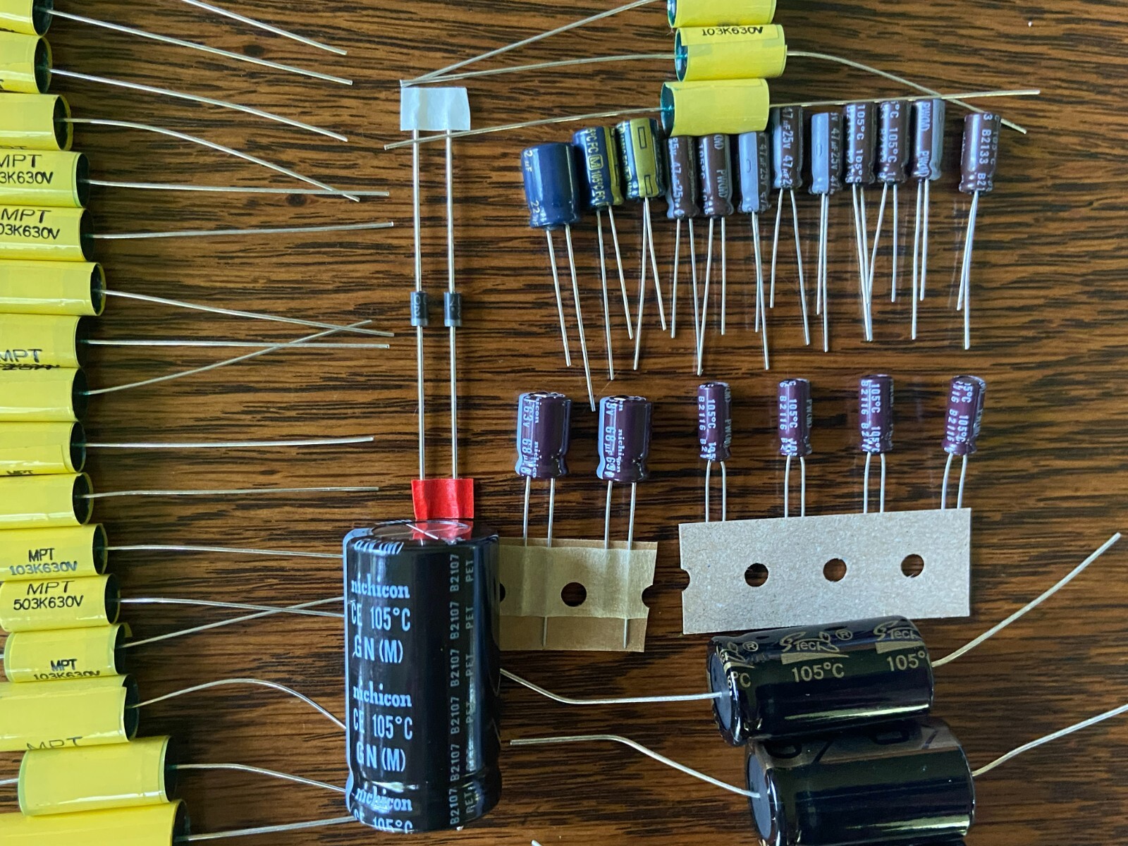 Seeburg SHFA1 Jukebox Amplifier REBUILD KIT New Capacitors Recap