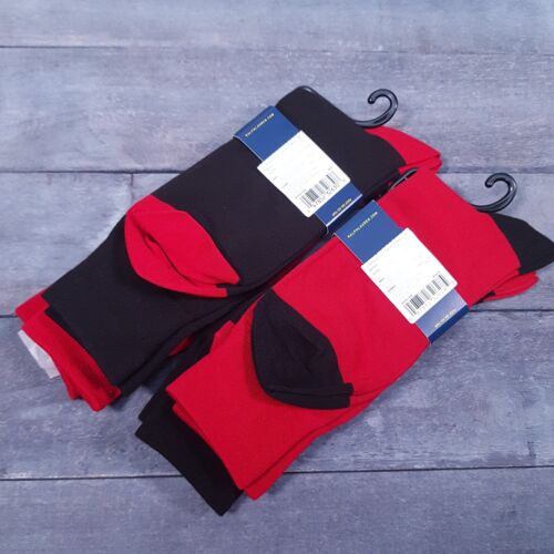 POLO RALPH LAUREN Socks Mens Martini Polo Bear Set 4 Pairs Black Red 10-13 - Picture 4 of 4