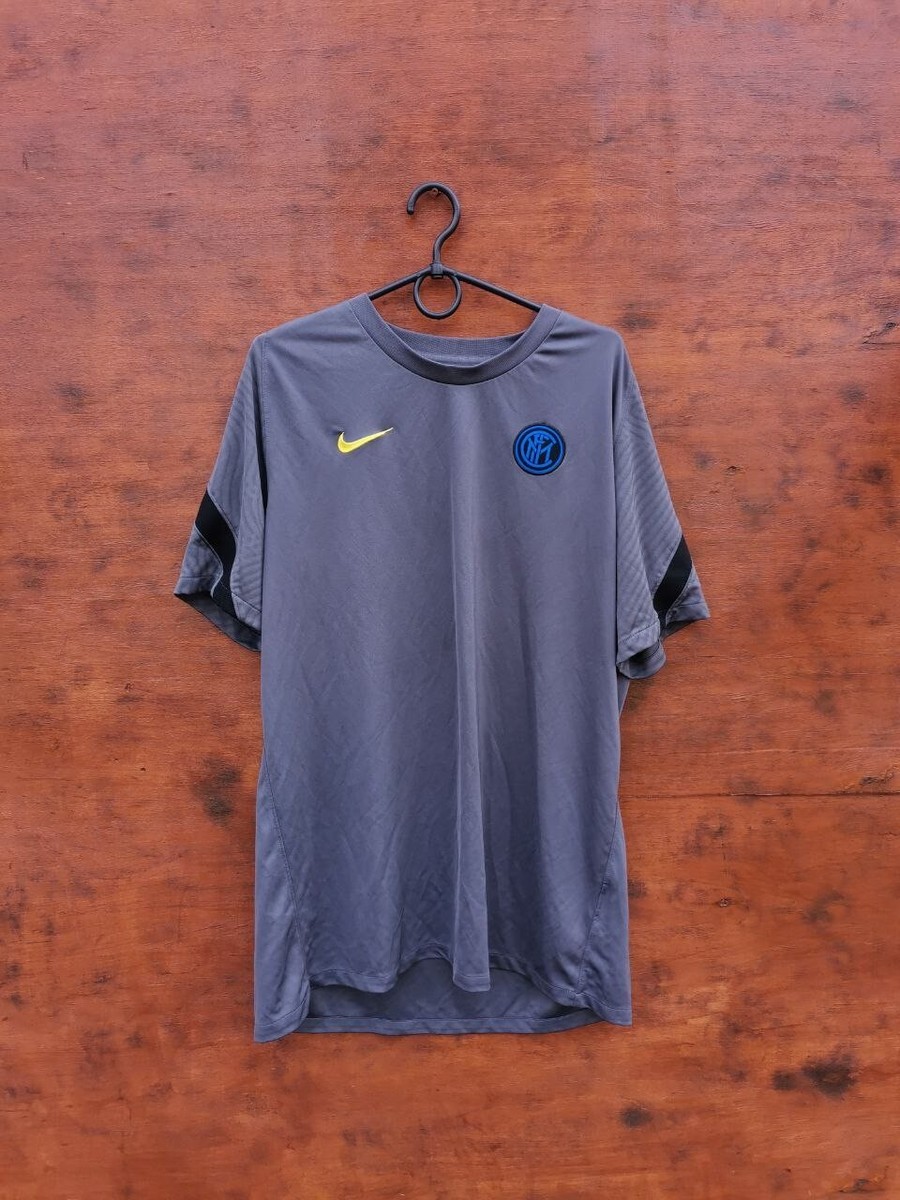 nike football strike drill top in grey