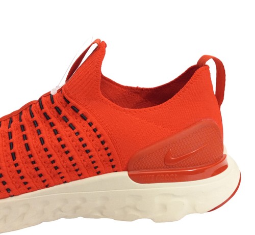 Nike React Phantom Run Flyknit 2 scarpe da corsa uomo taglia 11 rosse DV2145-600 - Foto 10 di 17